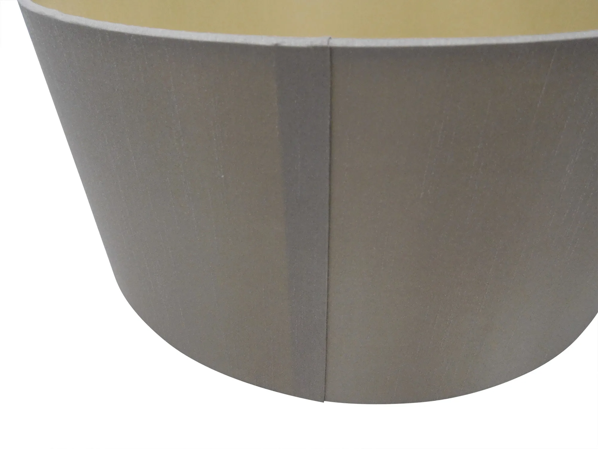 Baymont 12cm Shade 3 Light Pendant Satin Nickel; Taupe/Halo Gold DK0778  Deco Baymont SN TA